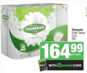 Spar Twinsaver Toilet Tissue offer