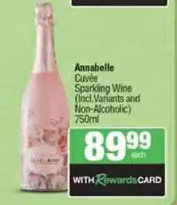 Spar Tops Annabelle Cuvee Sparkling Wine offer