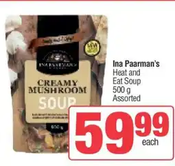 Spar Ina Paarman's Heat and Eat Soup offer