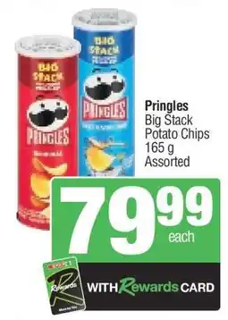 Spar Pringles Big Stack Potato Chips offer