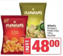 Spar Willard’s Flanagan’s Potato Chips offer