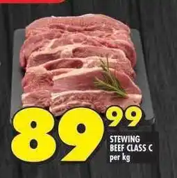 Shoprite STEWING BEEF CLASS C offer