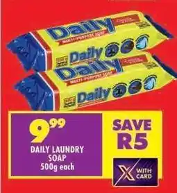 Shoprite DAILY LAUNDRY SOAP offer