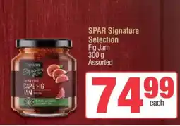Spar SPAR Signature Selection Fig Jam offer