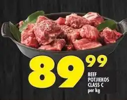 Shoprite BEEF POTJIEKOS CLASS C offer