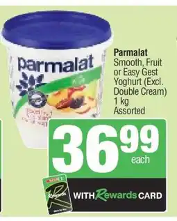 Spar Parmalat Yoghurt offer