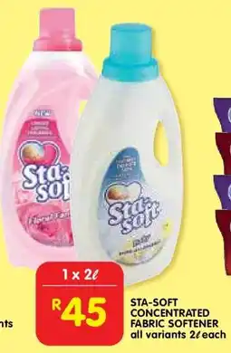 Shoprite Sta Soft Concentrated Fabric Softener offer