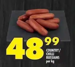 Shoprite COUNTRY / CHILLI RUSSIANS offer