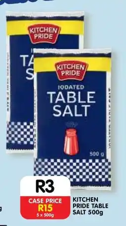 Shoprite KITCHEN PRIDE TABLE SALT 500g offer
