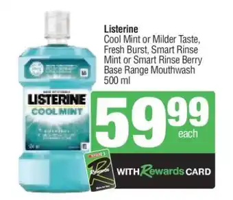 Spar Listerine offer