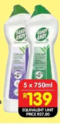 Shoprite Handy Andy Cream offer