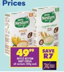 Shoprite Nestlé Nestum Baby Cereal offer