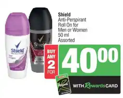Spar Shield Anti-Perspirant Roll On offer