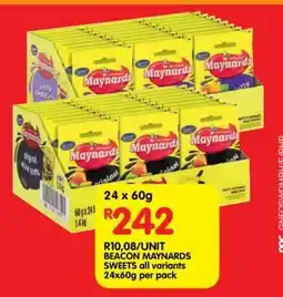 Shoprite BEACON MAYNARDS SWEETS all variants offer