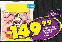 Shoprite GOLDI FROZEN CHICKEN MIXED PORTIONS 3,5kg offer