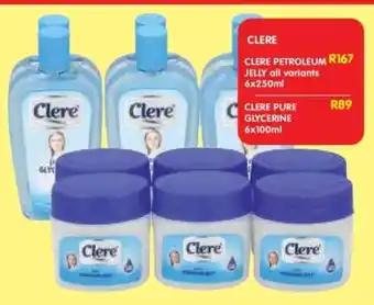 Shoprite CLERE PURE GLYCERINE offer