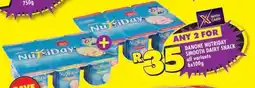 Shoprite DANONE NUTRIDAY SMOOTH DAIRY SNACK offer