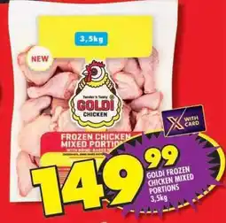 Shoprite GOLDI FROZEN CHICKEN MIXED PORTIONS 3,5kg offer