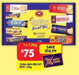 Shoprite CASA-MIA BISCUIT BOX 1,2kg offer