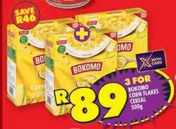 Shoprite Bokomo Corn Flakes Cereal 500g offer