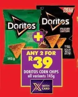 Shoprite DORITOS CORN CHIPS offer