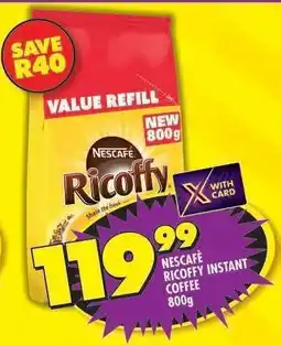 Shoprite NESCAFÉ RICOFFY INSTANT COFFEE 800g offer