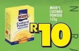 Shoprite MOIR'S CUSTARD POWDER 125g offer