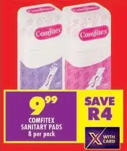 Shoprite COMFITEX SANITARY PADS offer