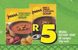 Shoprite IMANA INSTANT SOUP offer
