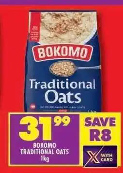 Shoprite Bokomo Traditional Oats 1kg offer