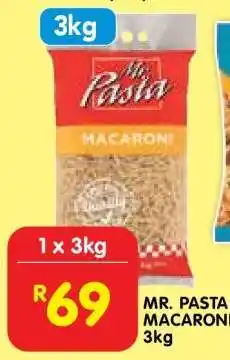 Shoprite MR. PASTA MACARONI 3kg offer