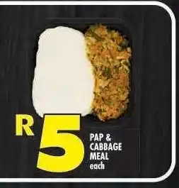 Shoprite PAP & CABBAGE MEAL offer