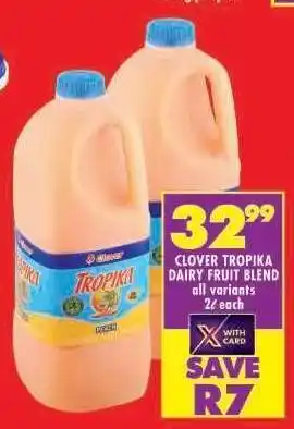 Shoprite Clover Tropika Dairy Fruit Blend offer