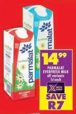 Shoprite PARMALAT EVERFRESH MILK offer