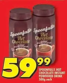 Shoprite Spoonfulls Hot Chocolate Instant Powdered Drink offer