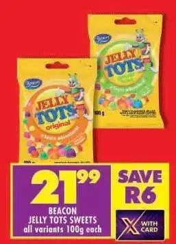 Shoprite Beacon Jelly Tots Sweets offer