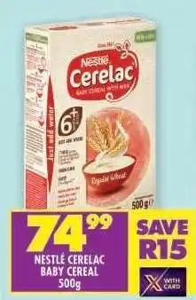 Shoprite NESTLÉ CERELAC BABY CEREAL 500g offer