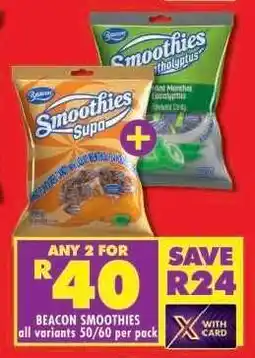 Shoprite Beacon Smoothies offer