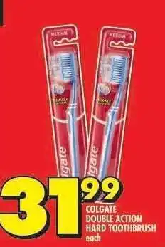 Shoprite COLGATE DOUBLE ACTION HARD TOOTHBRUSH offer