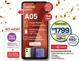 Pick n Pay Samsung Galaxy A05 64GB offer