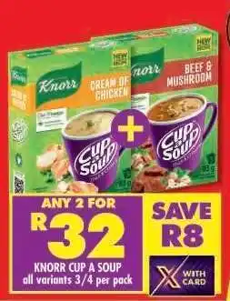 Shoprite Knorr Cup a Soup offer
