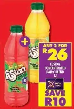 Shoprite Fusion Concentrated Dairy Blend 1ℓ offer