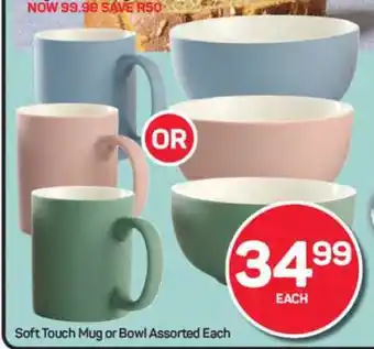 Pick n Pay Hypermarket Soft Touch Mug or Bowl offer