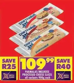 Shoprite PARMALAT/MELROSE PROCESSED CHEESE SLICES offer
