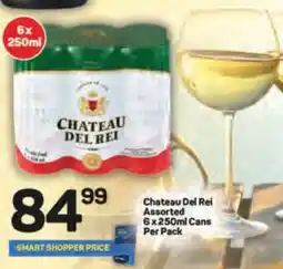 Pick n Pay Chateau Del Rei Assorted 6 x 250ml Cans Per Pack offer