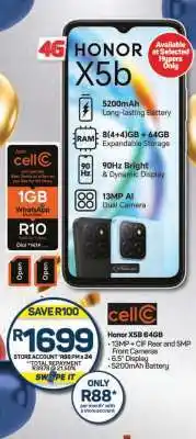 Pick n Pay HONOR X5b 64GB offer