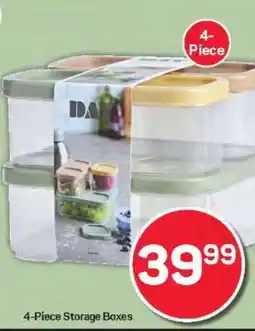 Pick n Pay Hypermarket 4-Piece Storage Boxes offer