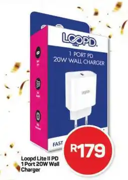 Pick n Pay Loopd Lite II PD 1 Port 20W Wall Charger offer