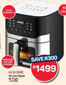 Pick n Pay Hypermarket Goldair 10 Litre Digital Air Fryer offer