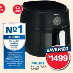 Pick n Pay Hypermarket PHILIPS 6.2 Litre Digital Airfryer offer
